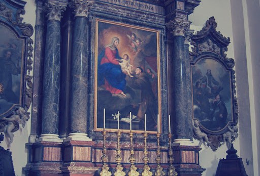 francis of assis altar painting