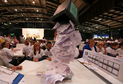 Counting votes for Scottish independence