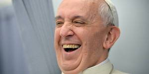 Pope jokes he’ll cure his knee with tequila