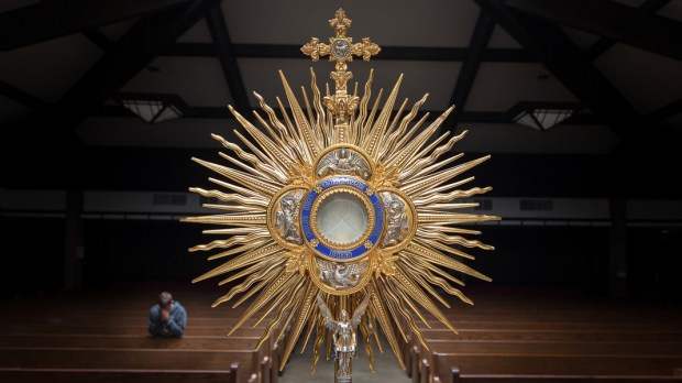 EUCHARIST IN MONSTRANCE