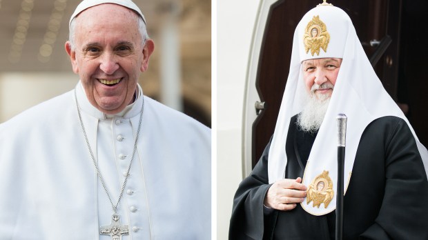 Pope Francis and Patriarch Kirill © Antoine Mekary-ALETEIA &#8211; Saint-Petersburg Theological Academy-CC