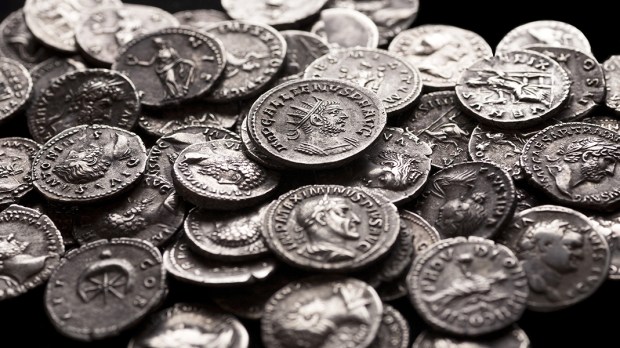 WEB3-SILVER-COINS-ROMAN-ANCIENT-CURRENCY-shutterstock_354614528-Shutterstock