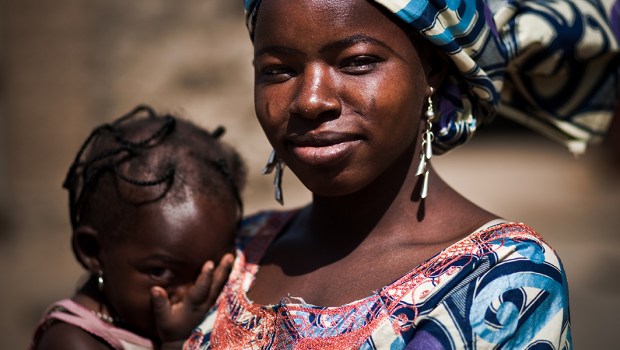 BURKINA FASO WOMAN CHILD