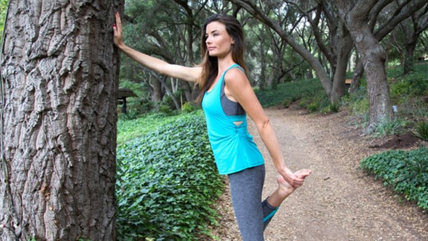 Woman Stretching