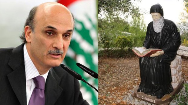 DOCTOR SAMIR GEAGEA,STATUE OF ST. CHARBEL