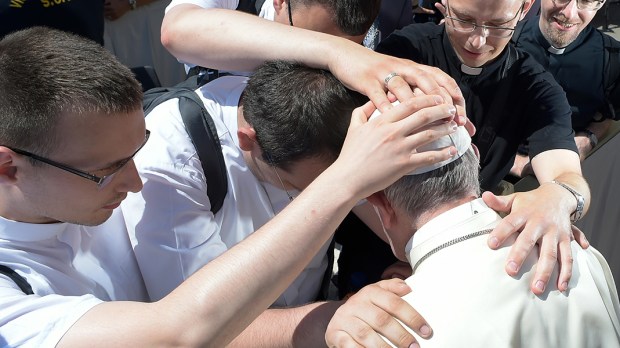 SEMINARIANS,POPE FRANCIS