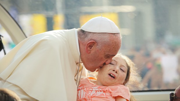 POPE,KISSES,CHILD