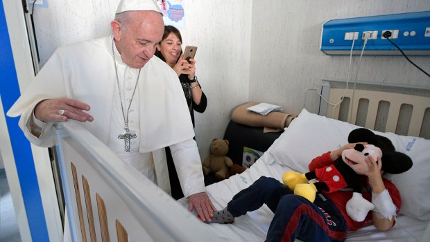 Pope Francis - Visit - Bambino Gesù - Rome