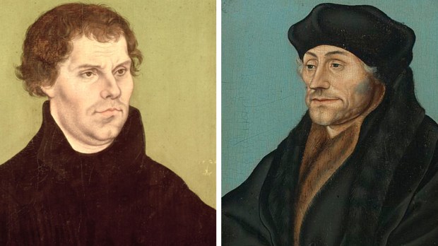 MARTIN LUTHER,ERASMUS OF ROTTERDAM