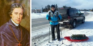 Following in the footsteps of the snowshoe priest, leaving modern gadgets behind