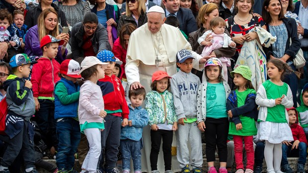 POPE FRANCIS,CHILDREN