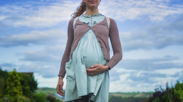 WEB3 FIERCE STRONG PREGNANT WOMAN PREGNANCY MATERNITY Shutterstock
