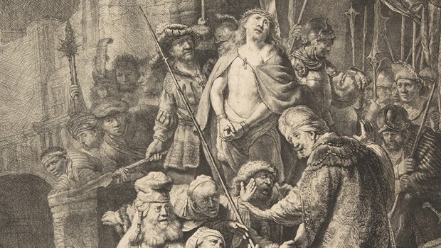 CHRIST BEFORE PILATE