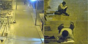 Boy doing his homework under a streetlight goes viral, and a millionaire takes notice
