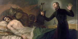 The first Halloween began with an exorcism