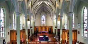 What is the nave in a Catholic church?