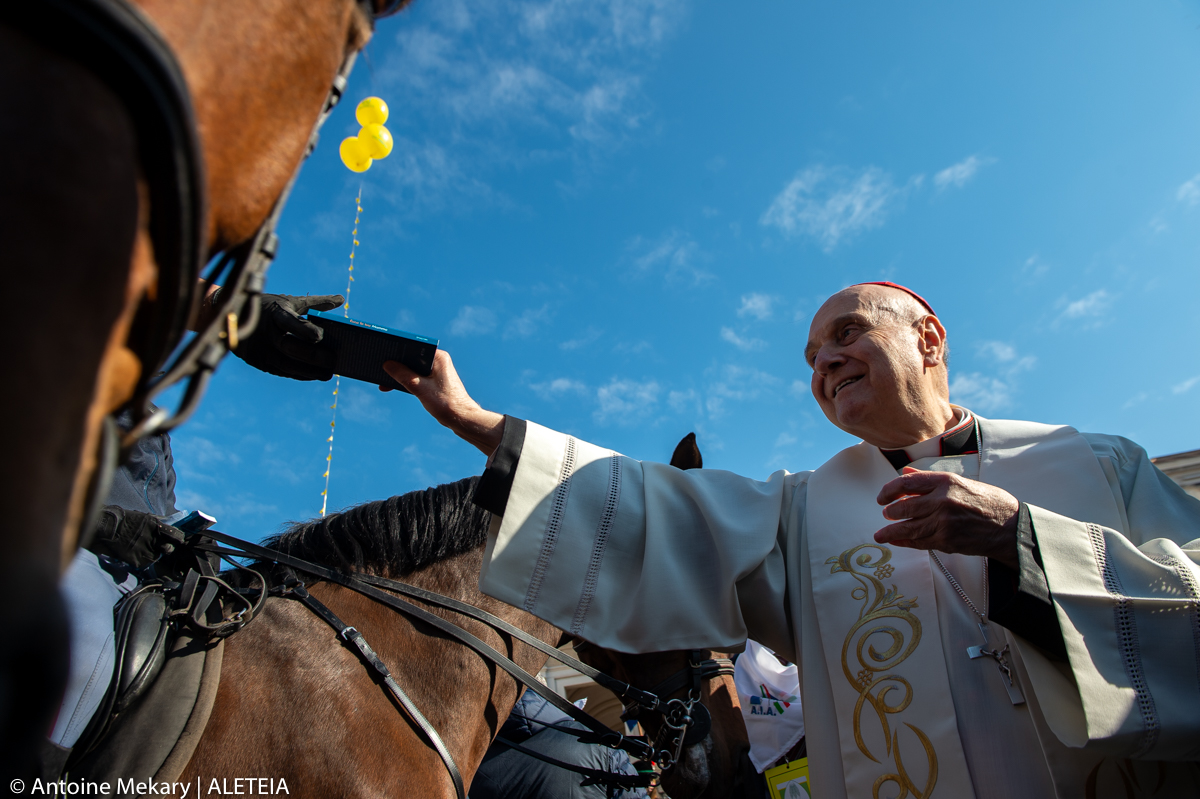 blessing the animals