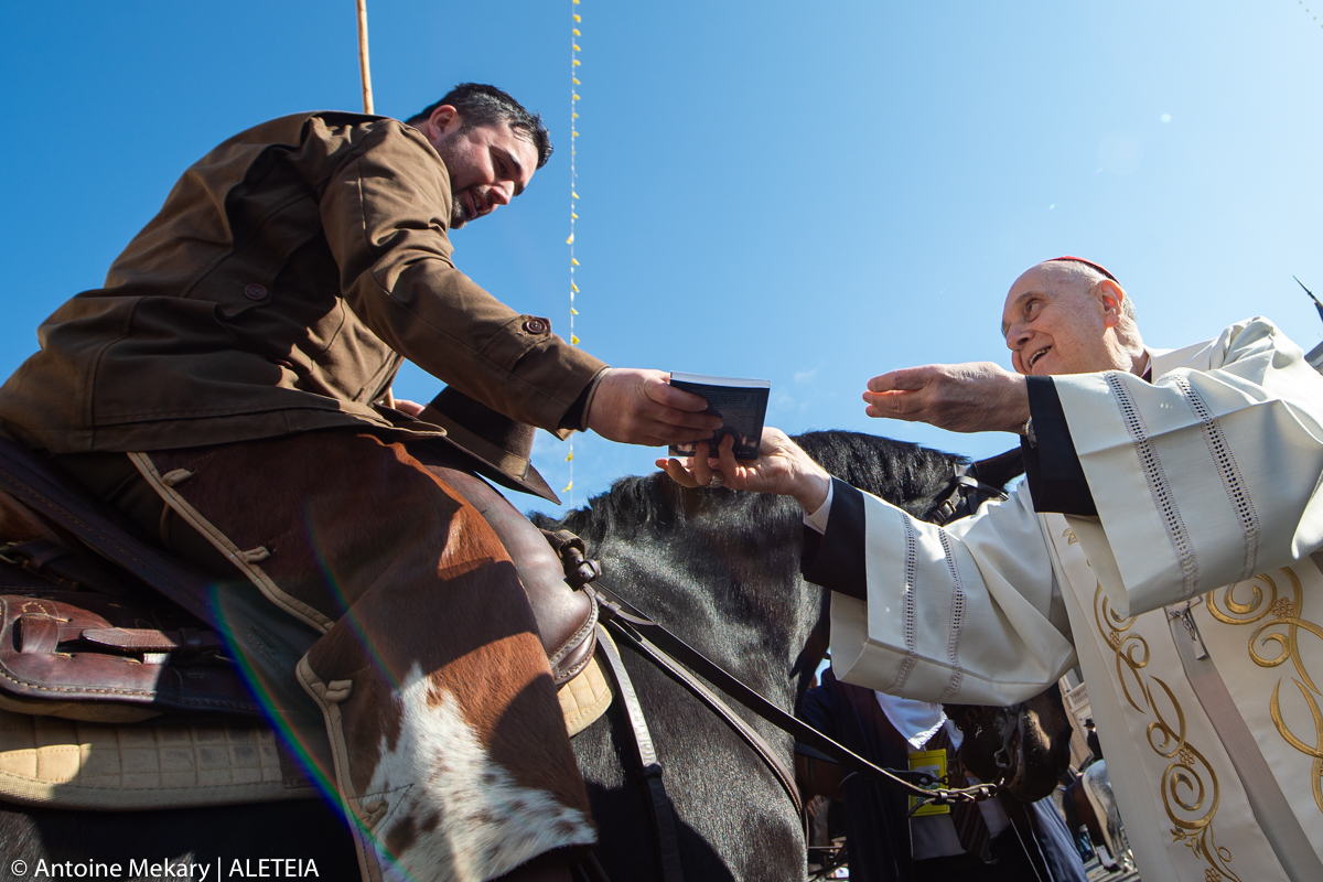 blessing the animals