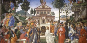 The little-known Botticelli fresco in the Sistine Chapel