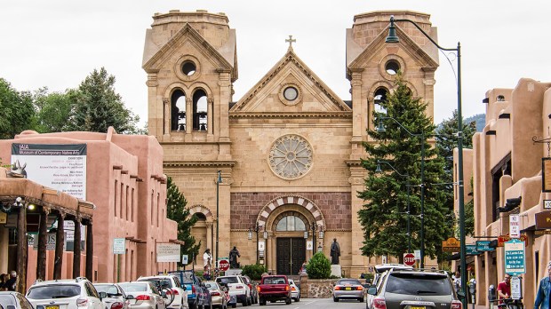 Cathedral Basilica of St. Francis of Assisi in New Mexico