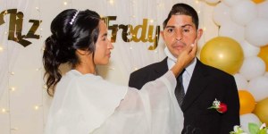 This simple wedding defies throwaway culture with true love