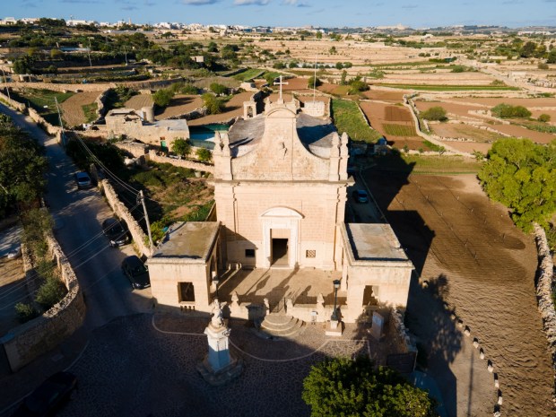 Arial view of Santa Marija Tal-Hlas Chapel