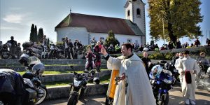 Unforgettable: I have never seen so many leather jackets, boots and tattoos at a Mass