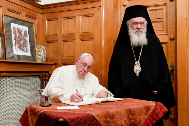 GREECE-VATICAN-RELIGION-POPE-AFP