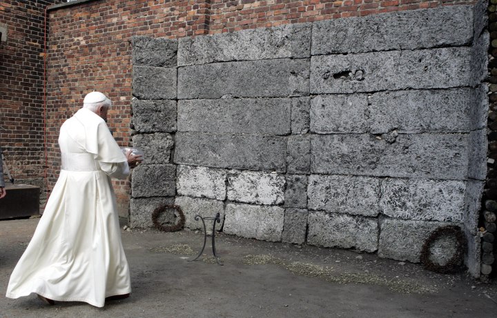 Pope Benedict XVI Auschwitz in Oswiecim,