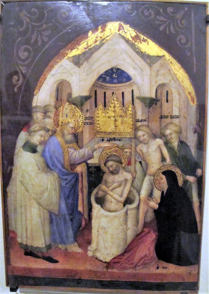 St. Augustine baptized by St. Ambrose