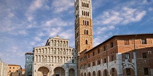 Lucca, Italy, a popular pilgrimage destination in both medieval and modern times