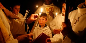Does Easter begin on Holy Saturday?