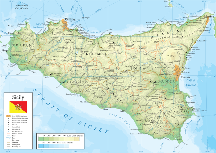 SICILY MAP