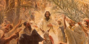 Why did Jesus ride a donkey on Palm Sunday?