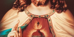 Why is the Sacred Heart on fire?