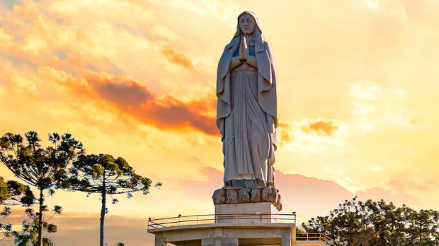 Monumento de Nossa Senhora de Lourdes em Ituporanga