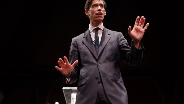 Britain's International Development Secretary Rory Stewart ring