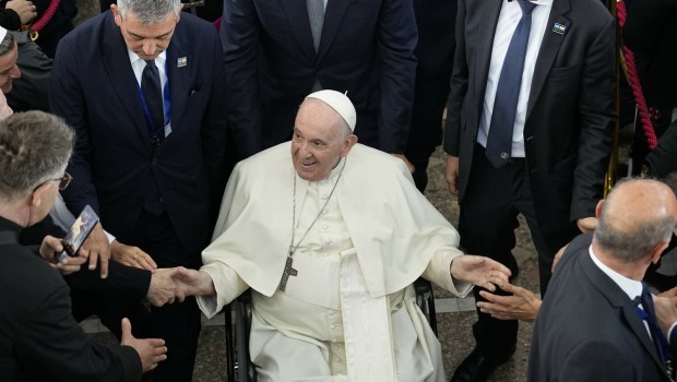 pope smile
