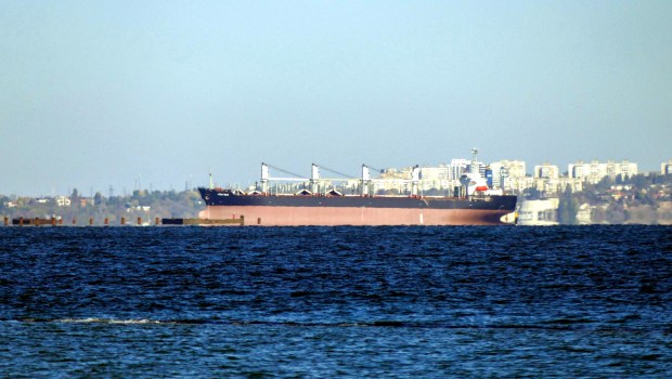 GRAIN SHIP AT ODESA
