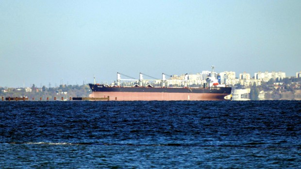 GRAIN SHIP AT ODESA