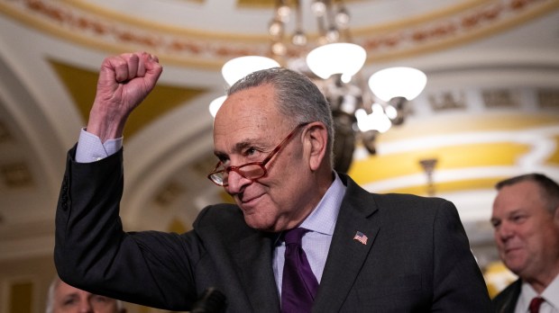 SEN. CHUCK SCHUMER SPEAKS TO REPORTERS