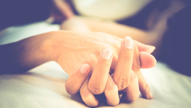 Hands of lovers