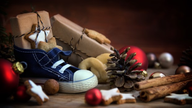 shoe, gift, present, Christmas