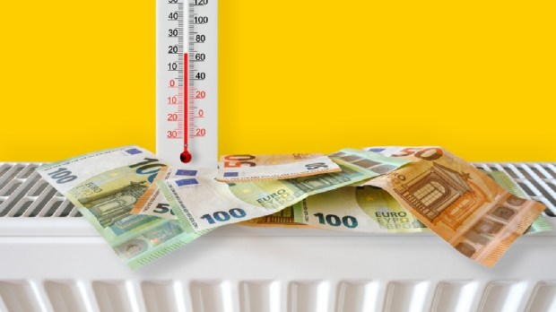 Thermometer money fuel costs