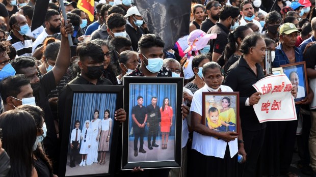 Sri Lanka Protest bombing