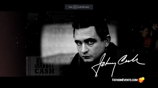 Johnny Cash Documentary Fathom Entertainment