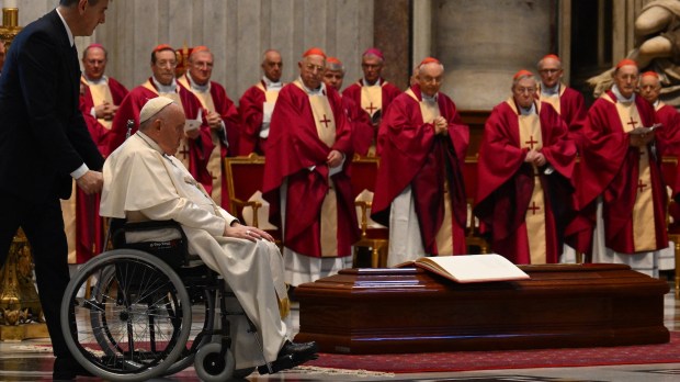 Pope Francis Cardinal Pell funeral