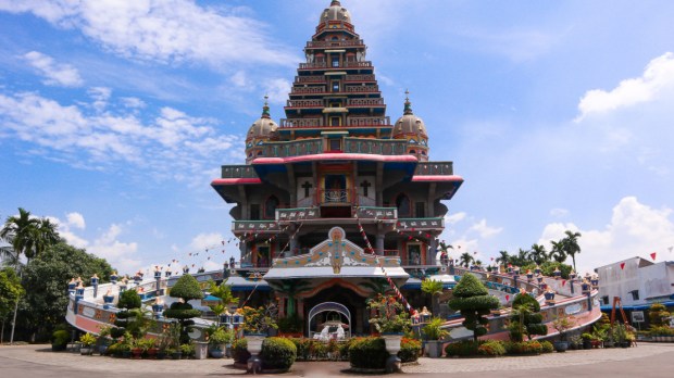 Sanctuaire marial de « Graha Maria Annai Velangkanni » à Medan, en Indonésie.