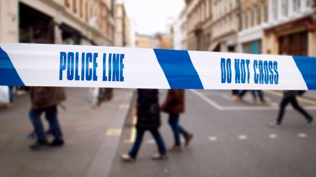 UK police tape crime