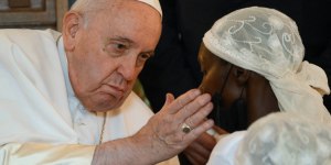 Pope &#8216;without words&#8217; as he hears stories of victims from eastern DRC